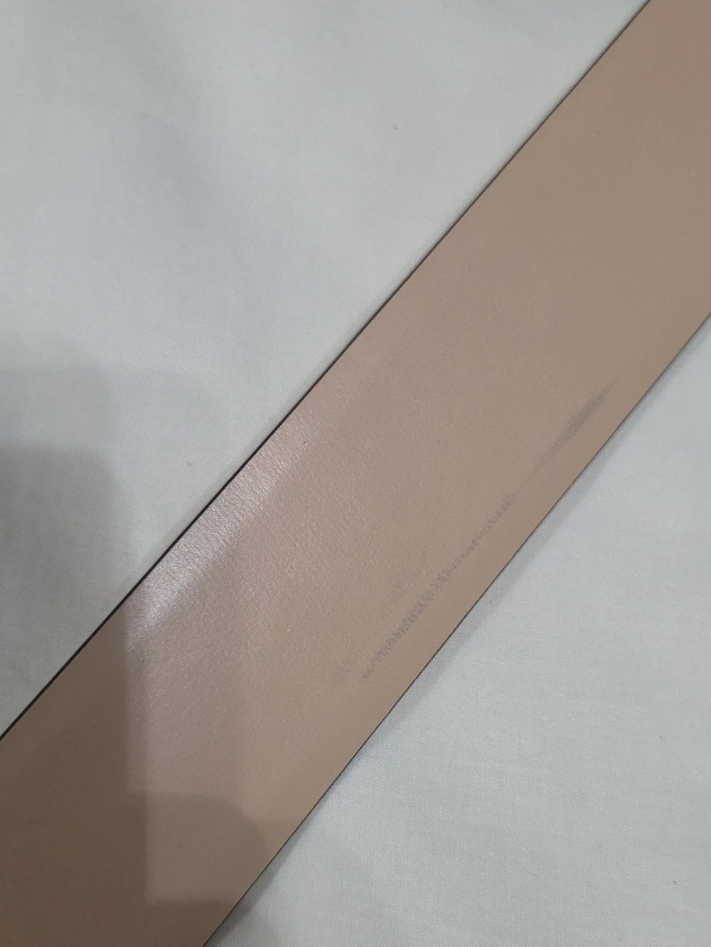 Valentino Garavani Cream White Belt with Rose Gold Sparkle Buckle